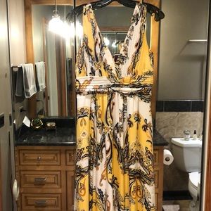 Cache Paisley Maxi Dress